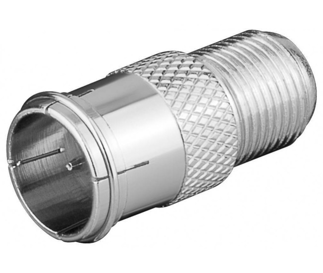 Adaptor F tata - F mama zinc Goobay Adaptor F tata - F mama zinc Goobay