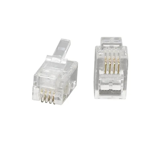 Set 10buc mufe telefon 4P4C RJ10 M`N`C 05217-10