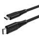 Cablu magnetic date / incarcare USB-C - USB-C Choetech XCC-1054-BK 1.2m PD 100W Cablu magnetic date / incarcare USB-C - USB-C Choetech XCC-1054-BK 1.2m PD 100W