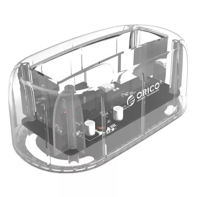 Docking station HDD Orico 6139C3-G2-EU-CR USB 3.1 Gen2 2.5/3.5 transparent