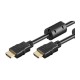 Cablu HDMI V2.0 - HDMI V2.0 15m cu Ethernet ferita 4K Ultra HD 2160p 60Hz eARC Goobay Cablu HDMI V2.0 - HDMI V2.0 15m cu Ethernet ferita 4K Ultra HD 2160p 60Hz eARC Goobay