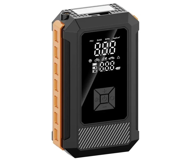 CAR JUMP STARTER 800A + Compresor + Power Bank 8000mAh Platinet PMPBTP