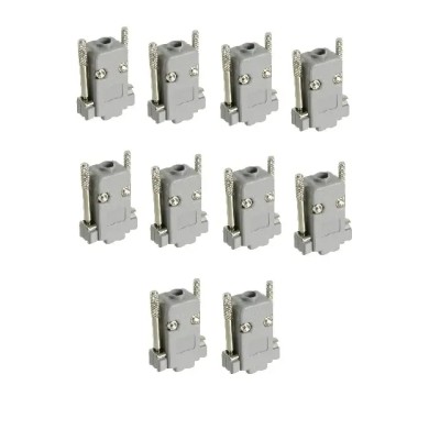 Set 10 carcase D-SUB serial 9 pin RS232 VGA cu surub lung