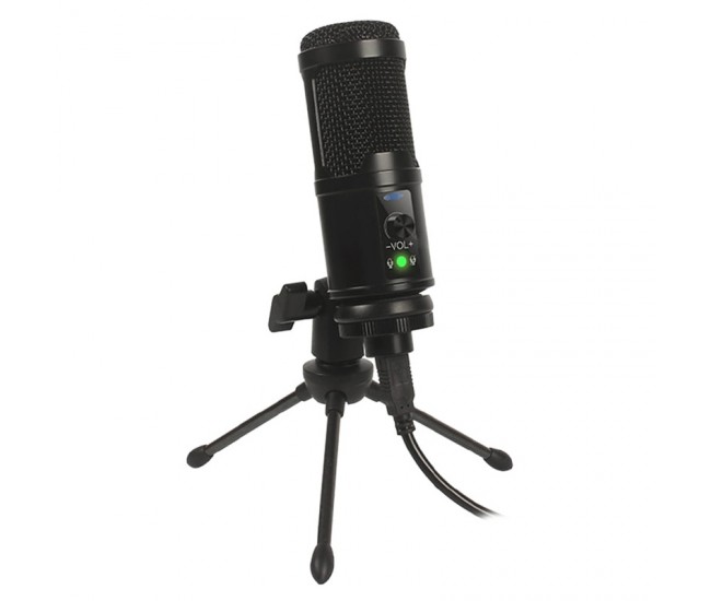 Microfon cardioid gaming cu trepied VARR VGMTB2 Microfon cardioid gaming cu trepied VARR VGMTB2