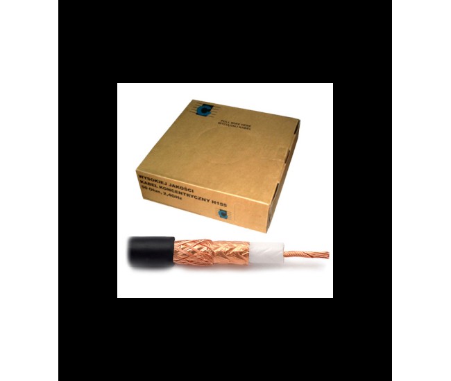 Cablu coaxial H155 50 ohm cupru exterior 5.4mm din PVC 1m Cabletech Cablu coaxial H155 50 ohm cupru exterior 5.4mm din PVC 1m Cabletech