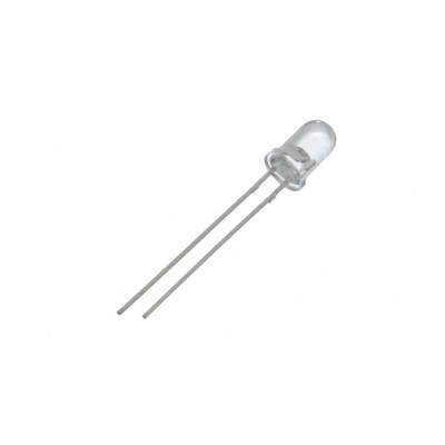 LED 5mm 12V lumina portocalie 2180-3000mcd 30grade frontal convex OPTOSUPPLY OSO5PA5E31B-12V