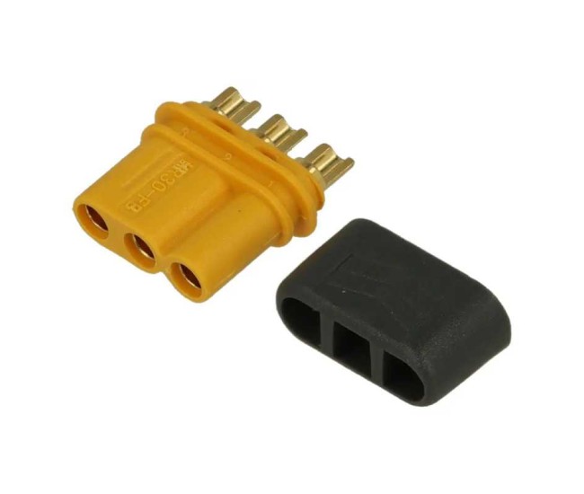 Conector alimentare DC mufa MR30 mama 3pin 15A 500V lipire pe cablu AMASS MR30-FB Conector alimentare DC mufa MR30 mama 3pin 15A 500V lipire pe cablu AMASS MR30-FB