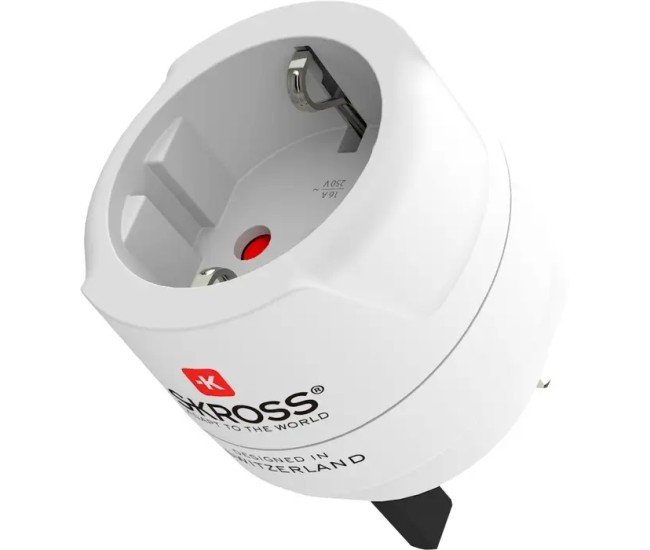 Adaptor priza Europa - UK 100V-700W /250V-1750W Skross 1.500230C-E