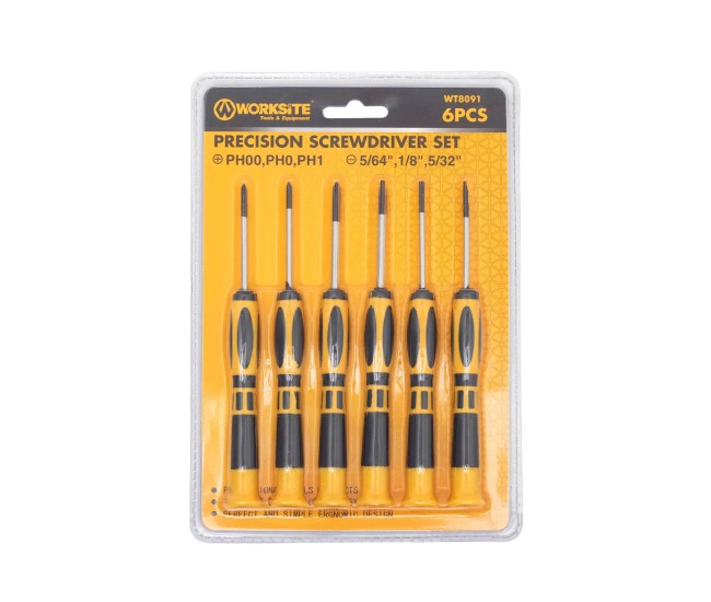 Set de surubelnite Worksite WT8091 6 buc PH00 PH0 PH1 -5/64 -1/8 -5/32