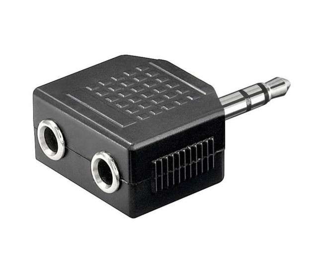 Adaptor Jack 3.5 mm stereo la 2x 3.5 mm stereo mama Goobay