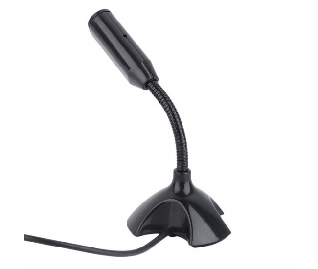 Microfon birou flexibil 3.5 mm Jack 1.3m negru M-306 Microfon birou flexibil 3.5 mm Jack 1.3m negru M-306