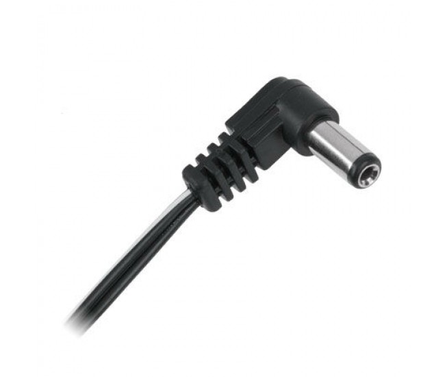 Cablu alimentare cu mufa 2.1x5.5 la 90 grade Cablu alimentare cu mufa 2.1x5.5 la 90 grade