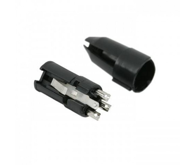 Solcu XLR 3 poli cu lipire cu fleaca de prindere protectie pentru cablu Solcu XLR 3 poli cu lipire cu fleaca de prindere protectie pentru cablu
