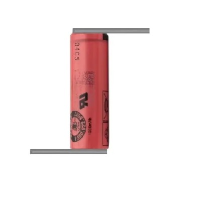 Acumulator Li-ion 3.7V SANYO UR18500Y 1300MAh 2.6A cu lamele sudate in Z Acumulator Li-ion 3.7V SANYO UR18500Y 1300MAh 2.6A cu lamele sudate in Z