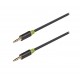 Cablu audio ecranat Jack Stereo 3.5 mm tata-tata 2m gri Konig Cablu audio ecranat Jack Stereo 3.5 mm tata-tata 2m gri Konig