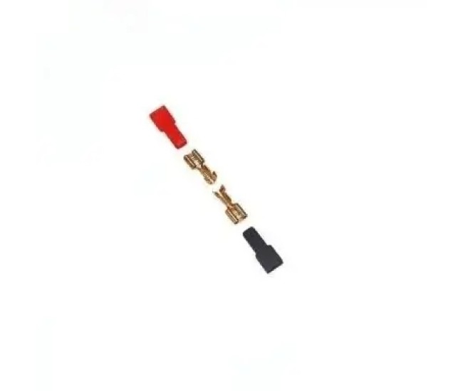 Set papuci electrici izolati mama 4.8x0.5mm 2buc rosu si negru GBC 18.3809.20-2