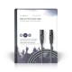 Cablu Balansat Audio XLR 3 Pini tata - XLR 3 Pini mama 15m Gri Nedis Cablu Balansat Audio XLR 3 Pini tata - XLR 3 Pini mama 15m Gri Nedis
