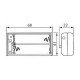 Suport acumulator 2x 18650 cu capac si cablu de conectare GBC 25.0292.05 Suport acumulator 2x 18650 cu capac si cablu de conectare GBC 25.0292.05