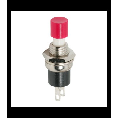 Buton 1 circuit 1.5A 250V OFF-(ON) fara retinere rosu