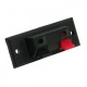 Terminal audio 2 mama difuzor montabil cu clema Terminal audio 2 mama difuzor montabil cu clema