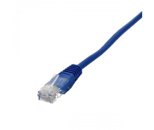 Cablu UTP Well cat5e patch cord 1m albastru Cablu UTP Well cat5e patch cord 1m albastru