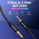 Cablu audio stereo Jack 2.5mm - 3.5mm 3pin tata-tata 3m negru VENTION BALBH Cablu audio stereo Jack 2.5mm - 3.5mm 3pin tata-tata 3m negru VENTION BALBH