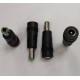 Mufa adaptoare alimentare DC 2.1x5.5 mm mama la 6.3x3 mm tata Mufa adaptoare alimentare DC 2.1x5.5 mm mama la 6.3x3 mm tata