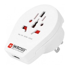 Adaptor priza Universal World - USA cu USB Skross 1.500262