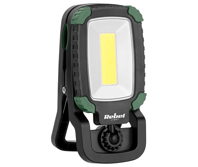 Lampa atelier LED COB 5W cu acumulator Li-Ion REBEL URZ3496 Lampa atelier LED COB 5W cu acumulator Li-Ion REBEL URZ3496