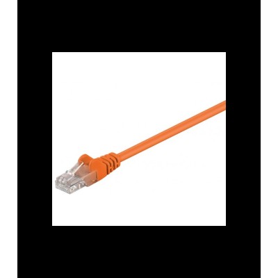 Cablu UTP 2m portocaliu patchcord CAT5e 2x RJ45 CCA neecranat Goobay