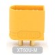 Mufa alimentare DC XT60 tata 30A 2 pini pe cablu lipire galbena AMASS XT60U-M Mufa alimentare DC XT60 tata 30A 2 pini pe cablu lipire galbena AMASS XT60U-M