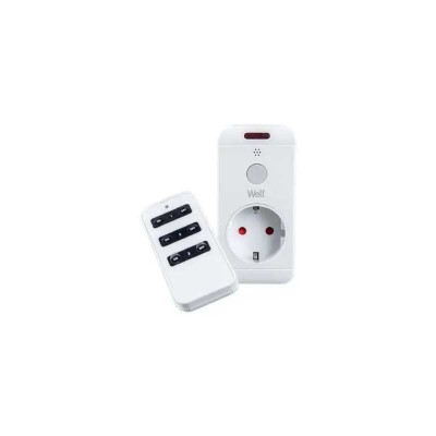 Priza cu telecomanda Well 3680W 16A buton ON/OFF 433Mhz ELAD-SH11/RC-WL
