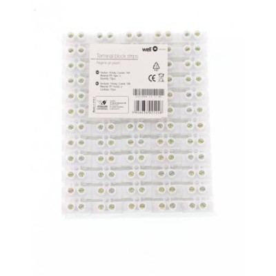 Reglete sir plastic 10mm 10A forma U 12buc Well Reglete sir plastic 10mm 10A forma U 12buc Well