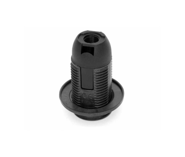 Dulie E14 plastic negru cu inel OE-14K Plastrol Dulie E14 plastic negru cu inel OE-14K Plastrol