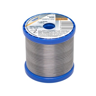 Fludor 1.5mm 250gr cositor cu sacaz 2% SN/PB: 60/40% HOME Fludor 1.5mm 250gr cositor cu sacaz 2% SN/PB: 60/40% HOME