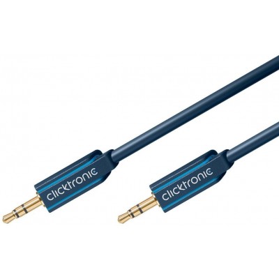 Cablu Jack 3.5 mm - 3.5 mm audio 1m tata-tata stereo Profesional Clicktronic Cablu Jack 3.5 mm - 3.5 mm audio 1m tata-tata stereo Profesional Clicktronic