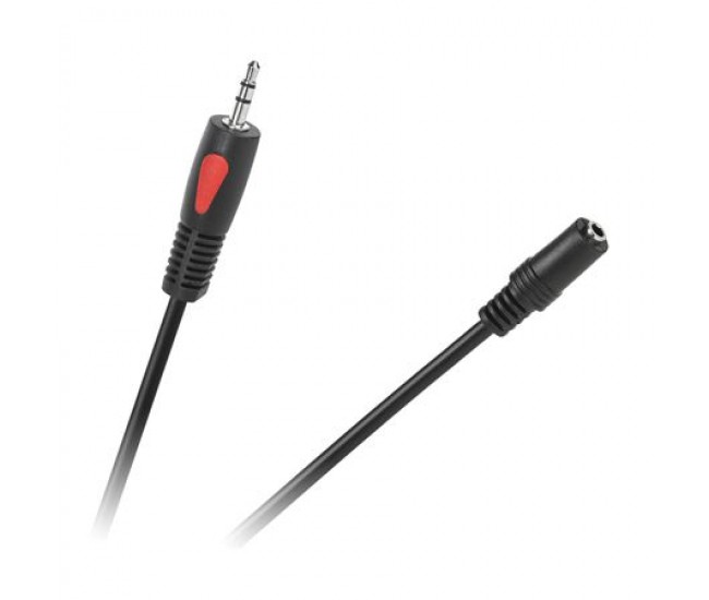 Cablu prelungitor Jack 3.5 mm 1.8m Eco-line Cabletech Cablu prelungitor Jack 3.5 mm 1.8m Eco-line Cabletech