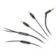 Cablu casti cu microfon Jack - 2x Jack 1m Kruger&Matz Cablu casti cu microfon Jack - 2x Jack 1m Kruger&Matz