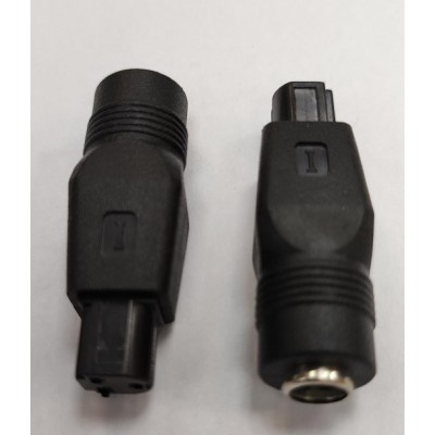 Mufa adaptoare alimentare DC 2.1x5.5 mm mama la 3 Pini tip Dell tata