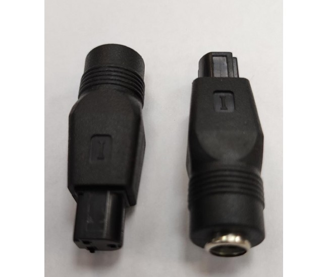 Mufa adaptoare alimentare DC 2.1x5.5 mm mama la 3 Pini tip Dell tata