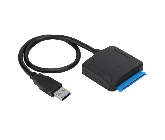 Convertor USB 3.0 la SATA 22pini HDD 2.5 /SSD-uri Plug&Play posibilitate alimentare 12VDC 5.5x2.1mm max.16TB Convertor USB 3.0 la SATA 22pini HDD 2.5 /SSD-uri Plug&Play posibilitate alimentare 12VDC 5.5x2.1mm max.16TB