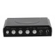 Mixer karaoke cu 2 microfoane negru Konig Mixer karaoke cu 2 microfoane negru Konig