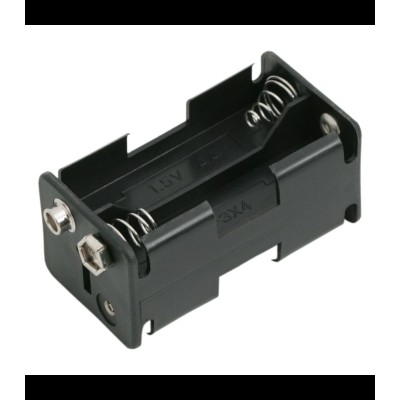 Suport baterii 4x AA cu mufa de conectare 9V