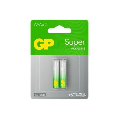 Set baterii GP Super alkaline R3 AAA 2buc GP24A-BL2 Set baterii GP Super alkaline R3 AAA 2buc GP24A-BL2