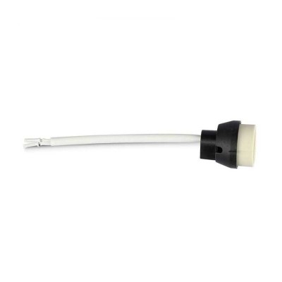 Suport Soclu ceramic mama GU10 cu fir siliconat 158mm V-TAC SKU-3620