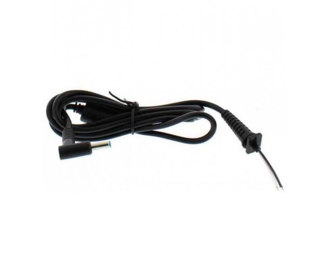 Cablu alimentare DC pt laptop HP 4.5x3.0mm pin L 1.2m 90W cu 2 fire Cablu alimentare DC pt laptop HP 4.5x3.0mm pin L 1.2m 90W cu 2 fire