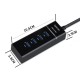 HUB extern SPACER SPH-4USB30-01 porturi USB3.0 x4 conectare prin USB3.0 cablu 1m negru HUB extern SPACER SPH-4USB30-01 porturi USB3.0 x4 conectare prin USB3.0 cablu 1m negru