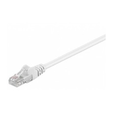 Cablu CAT5e UTP alb 1.5m patchcord CCA neecranat 2x RJ45 Goobay