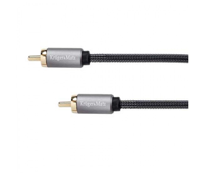 Cablu audio RCA 1.8m Profesional Kruger&Matz Cablu audio RCA 1.8m Profesional Kruger&Matz