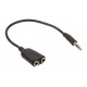 Splitter audio stereo 3.5 mm tata - 2x 3.5 mm mama 0.2m Valueline Splitter audio stereo 3.5 mm tata - 2x 3.5 mm mama 0.2m Valueline